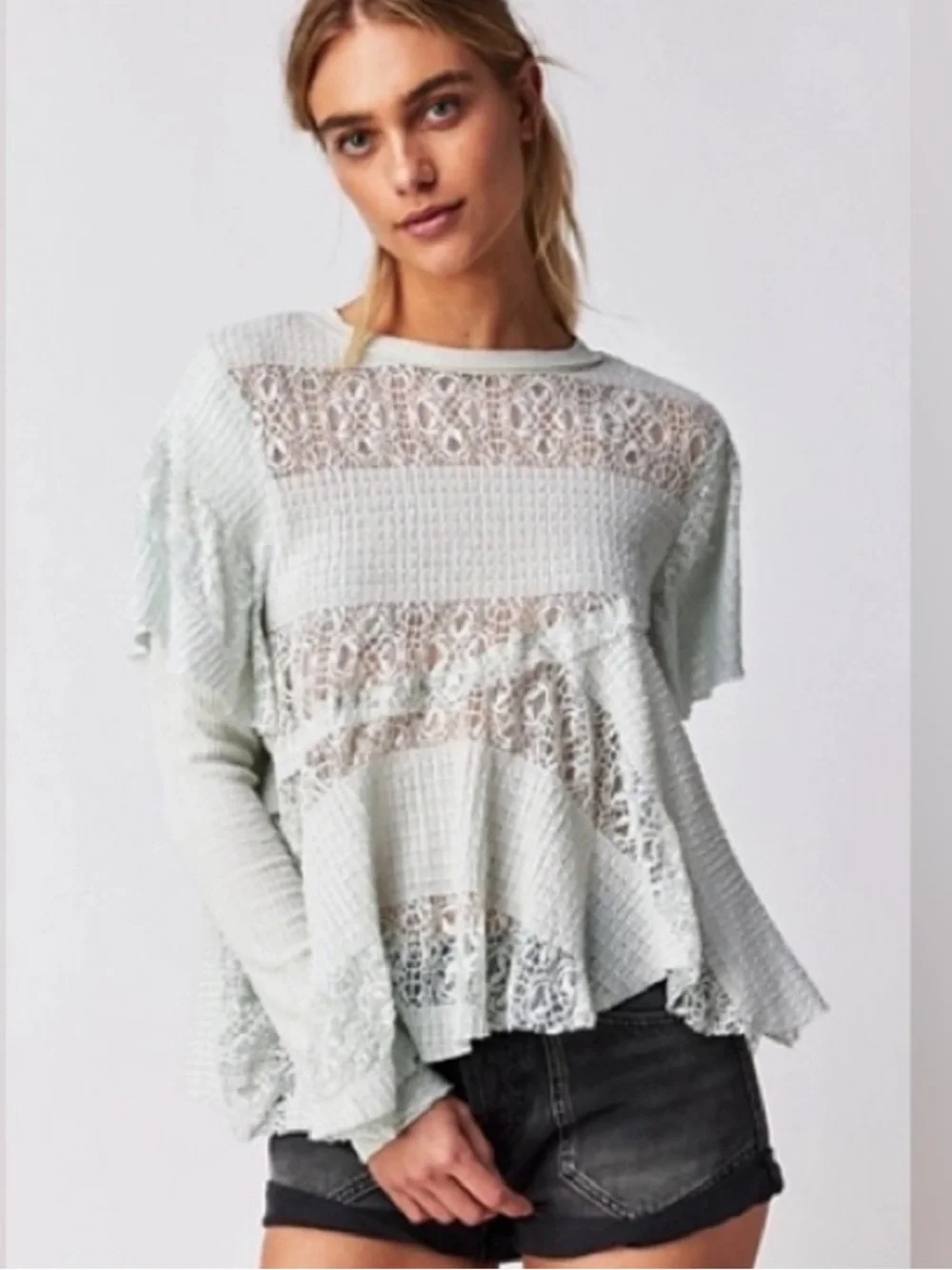 Free People Snowfall Tunic size small